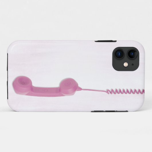 Dangling Pink-telefoonontvanger Case-Mate iPhone Case (Achterkant (horizontaal))