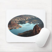 Dangling Rope Marina, Lake Powell, Utah, VS, ovaal Muismat (Met muis)