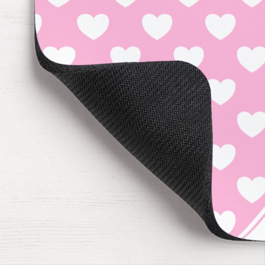 Dani - Aangepaste naam Sjabloon, Pastel Roze Muismat (Hoek)