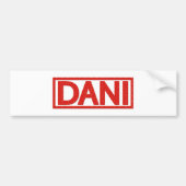 Dani Stamp Bumpersticker (Voorkant)