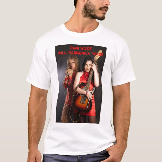 Dani Wilde/ Will 'Harmonica' Wilde T-Shirt (Voorkant)