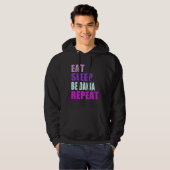 Dania Eat Sleep Be Repeat Dania Hoodie (Voorkant volledig)
