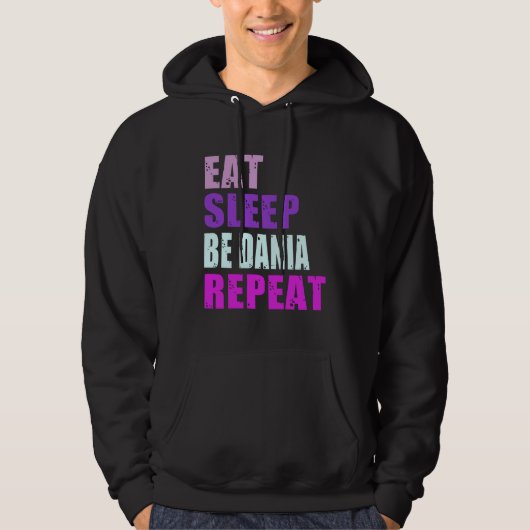 Dania Eat Sleep Be Repeat Dania Hoodie (Voorkant)