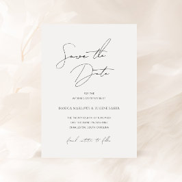 Danica Classic Elegant Huwelijk Save The Date