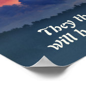 Daniel 11:32 Bijbelversie Poster (Hoek)