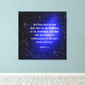 Daniel 12:3 Canvas Print (Insitu (Houten vloer))