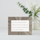 Daniel 12:3 Scripture Post Card Briefkaart (Staand voorkant)