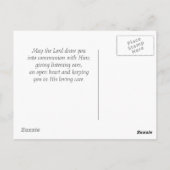 Daniel 2:21-22 Hij verandert tijden en seizoenen Briefkaart (Achterkant)