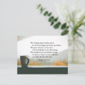 Daniel 2:21-22 Hij verandert tijden en seizoenen Briefkaart (Staand voorkant)