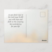 Daniel 2:21-22 Hij verandert tijden en seizoenen Briefkaart (Achterkant)