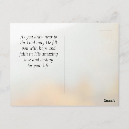 Daniel 2:21-22 Hij verandert tijden en seizoenen Briefkaart (Achterkant)