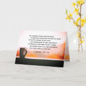 Daniel 2:21-22 Hij verandert tijden en seizoenen Kaart (Gele Bloem)