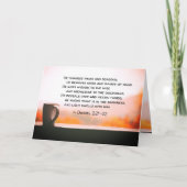 Daniel 2:21-22 Hij verandert tijden en seizoenen Kaart (Voorkant)