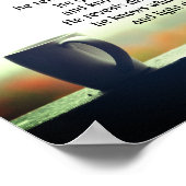 Daniel 2:21-22 Hij verandert tijden en seizoenen Poster (Hoek)