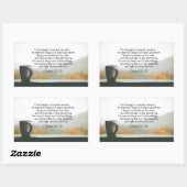 Daniel 2:21-22 Hij verandert tijden en seizoenen Rechthoekige Sticker (Vel)