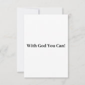 Daniel 6:25 KJV Bijbel Verse Pic Flat Greeting Kaart (Achterkant)