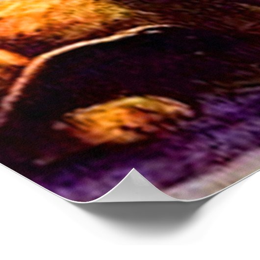 Daniel 6 God beschermt Daniel tegen Harm poster (Hoek)