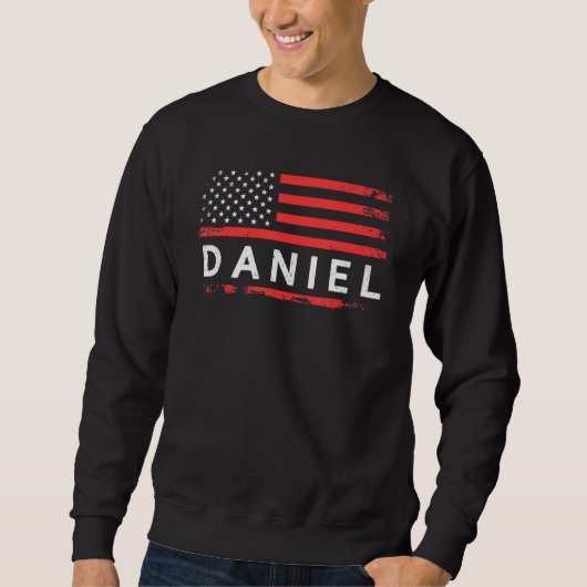Daniel Amerikaanse vlag voor Daniel Trui (Voorkant)
