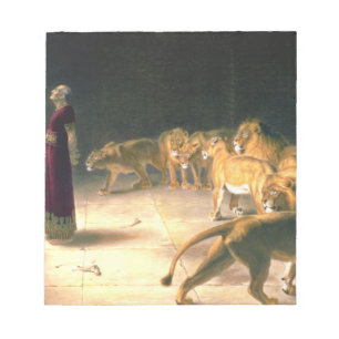 Daniel Antwoord op koning in lions den Briton rivi Notitieblok