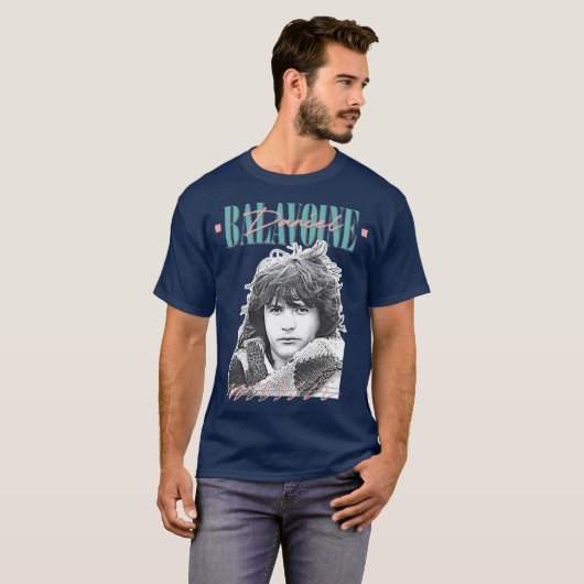 Daniel Balavoine Francophile Design T-shirt (Voorkant volledig)