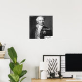 Daniel Bernoulli Echte Fysica Citaat Cadeaus & Aut Poster (Thuiskantoor)