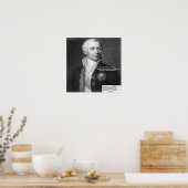 Daniel Bernoulli Echte Fysica Citaat Cadeaus & Aut Poster (Keuken)