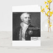 Daniel Bernoulli Echte Fysica Citaat Cadeaus & Kaa Kaart (Gele Bloem)