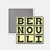 Daniel Bernoulli, van de Bernoulli-beginsel Magneet (Voorkant / Achterkant)