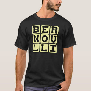Daniel Bernoulli, van het Bernoulli-principe T-shirt