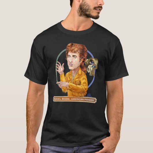 Daniel Boone American Pioneer T-shirt (Voorkant)