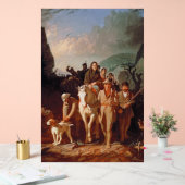 Daniel Boone begeleidt kolonisten Acryl Bord (Huwelijk)