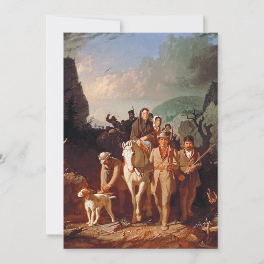 Daniel Boone begeleidt kolonisten Kaart (Voorkant)