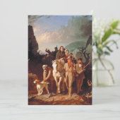 Daniel Boone begeleidt kolonisten Kaart (Staand voorkant)