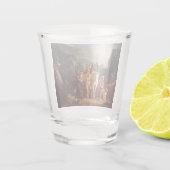 Daniel Boone begeleidt kolonisten Shot Glas (Achterkant)