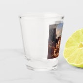 Daniel Boone begeleidt kolonisten Shot Glas (Links)
