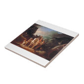 Daniel Boone begeleidt kolonisten Tegeltje (Zijkant)