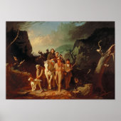 Daniel Boone bescorting Settlers through the Gap Poster (Voorkant)