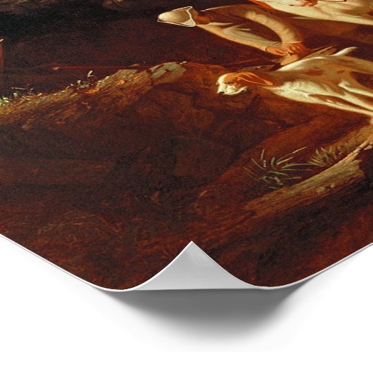 Daniel Boone bescorting Settlers through the Gap Poster (Hoek)