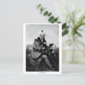 Daniel Boone Briefkaart (Staand voorkant)