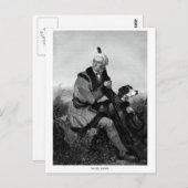 Daniel Boone Briefkaart (Voorkant / Achterkant)