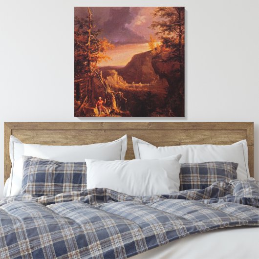 Daniel Boone Canvas Afdruk (Insitu (Slaapkamer))