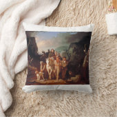 Daniel Boone die kolonisten begeleidt Kussen (Deken)