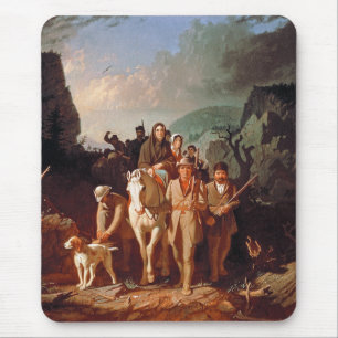 Daniel Boone die kolonisten begeleidt  Muismat