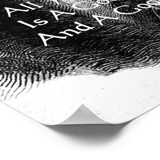 Daniel Boone en Humor Quote Poster (Hoek)