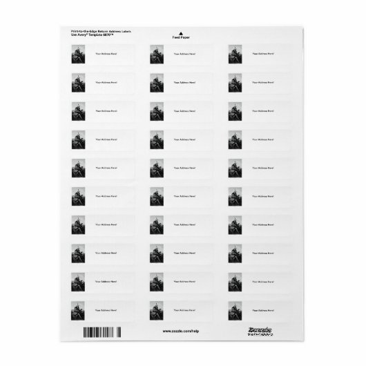 Daniel Boone Etiket (Full Sheet)