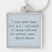 Daniel Boone Lost Quote Sleutelhanger (Voorkant)