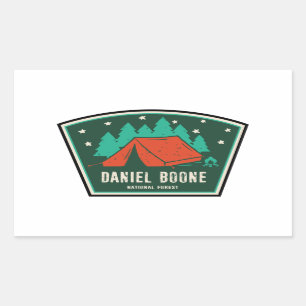 Daniel Boone National Forest Camping Rechthoekige Sticker