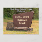 Daniel Boone National Forest Kentucky Briefkaart (Voorkant)
