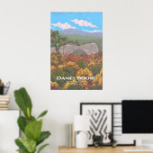Daniel Boone National Forest Reisposter Poster (Thuiskantoor)