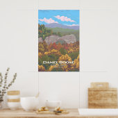 Daniel Boone National Forest Reisposter Poster (Keuken)